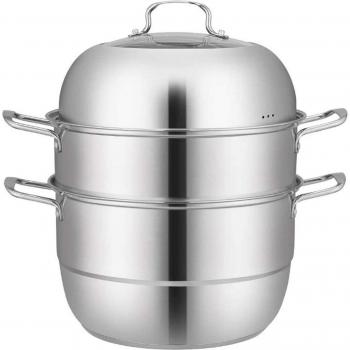 Olla Vapor TripleNivel Acero Inox SteelChef