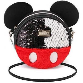 Bolso Redondo Mickey Mouse con Lentejuelas (Pequeño)