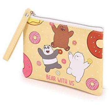 Neceser We Bare Bears Amarillo con Cremallera