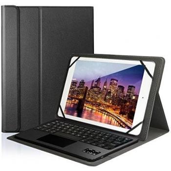 Feelkaeu Tastiera Bluetooth 3.0 QWERTY Italiano con Touchpad e Custodia Ultrathin per Tablet 9.0-10.5