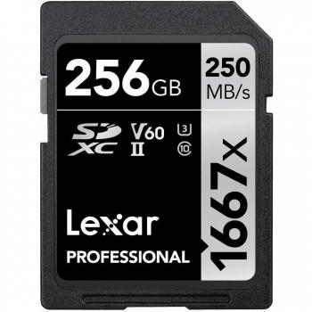 LEXAR 256GB Pro1667x SDHC/SDXC UHS-II