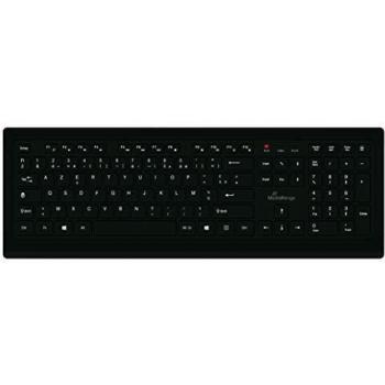 Clavette MediaRange MROS101‑FR – AZERTY Ultra‑platt – Nero