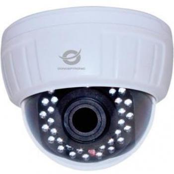 Conceptronic ccam1080 dahd 1080p dome ahd cctv camera bianco