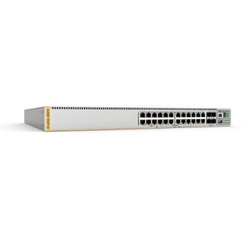 Allied Telesis AT-x530L-28GPX-50 Layer 3+ Managed Gigabit Ethernet Switch (10/100/1000) with PoE support, 24 ports 10/100/1000 + 4 SFP+ combo ports (Uplink), 1U, Gray