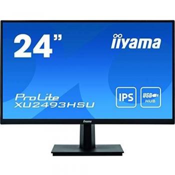 Iiyama UltraSlim Monitor 24'' XU2493HSU-B1 with IPS/VGA/DP/USB Hub