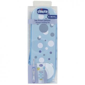 Set de Dientes Sonrientes Chicco Azul
