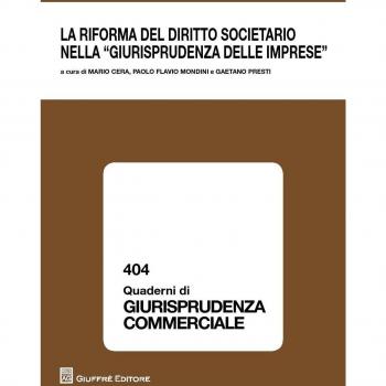Riforma del diritto societario nella giurisprudenza delle imprese