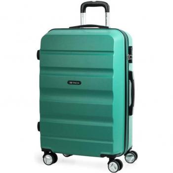 ITACA. Maleta De Viaje Rígida 4 Ruedas T71660 Aguamarina -61X44X26Cm