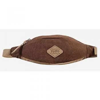 TOTTO Koala PELINE Riñonera, Adultos Unisex, Marrón