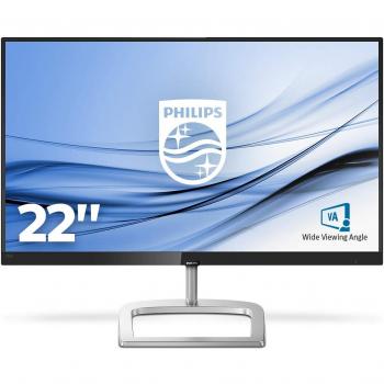 Philips 226E9QHAB/00 Monitor LED 22 Full HD 1920 x 1080 Pixel 178° Nero, Argento
