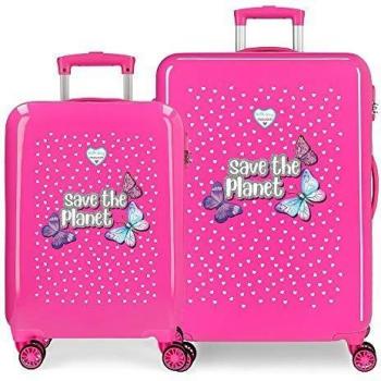 Enso Save The Planet Juego de Maletas Rosa 55/68 cms