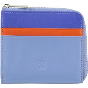 Cartera Dudu Compacta de Cuero con Cremallera