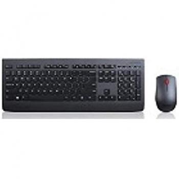 LENOVO Tastiera e Mouse Wireless Colore Nero Layout Italiano