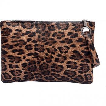 Bolsos de mano de leopardo para mujer