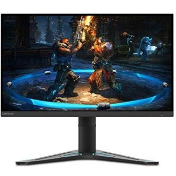 Lenovo G27-20 Gaming Monitor, Display 27 Full HD (1920x1080, Bordi Ultrasottili, FreeSync, 1ms, 144Hz, Cavo DP, Input HDMI + DP)