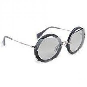 Miu Miu 0MU06SS C8O1A0 63 Gafas de Sol para Mujer, Gris Grey Silver