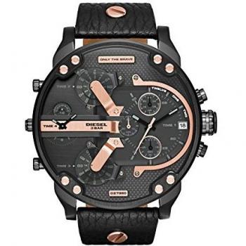 Diesel Reloj de Pulsera DZ7350, Negro/Negro