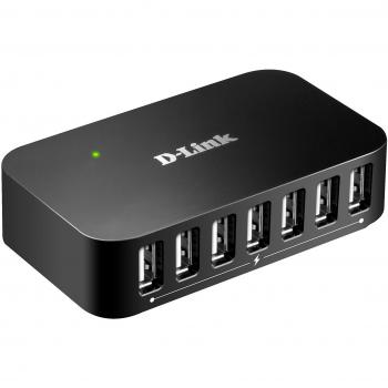 D-Link H7 Hub con Sette Porte USB 2.0 per il Trasferimento di Dati