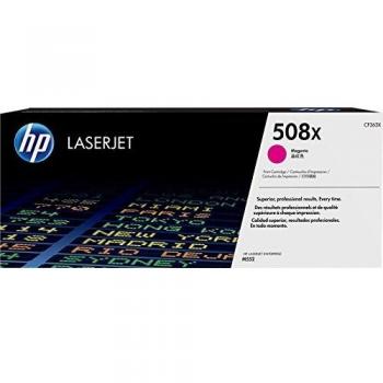 HP 508X CF363X, Cartuccia Toner Originale, ad Alta Capacità, da 9500 Pagine, Compatibile con Stampanti HP Color Laserjet Enterprise serie M550 e M570, Magenta