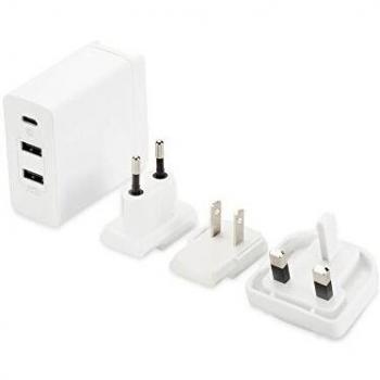 Ednet 31812 Caricatore da viaggio Bianco