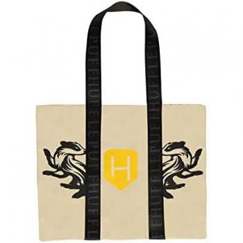 Bolso Tote Hufflepuff. Medidas: 41x34x9 cm