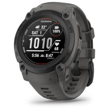 Reloj Garmin Instinct E 40 mm Negro con correa gris carbón