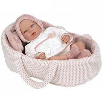 Andie Rosa: Muñeca de Peluche con Capazo y Llorar