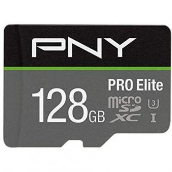 PNY Pro Elite microSDXC card 128GB Class 10 UHS-I U3 100MB/s A1 V30