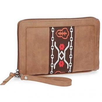 Pepe Jeans Liza Cartera Portadocumentos Marrón 23x15x2,5 cms Piel Sintética