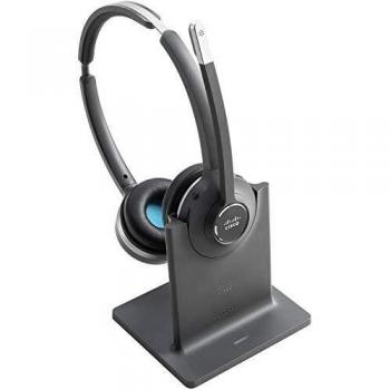Cisco Headset 562 Wireless Biaural DECT Headset with Multi-Source Base for USA and Canada, Black, 1 Year Limited Warranty (CP-HS-WL-562-M-EU=)