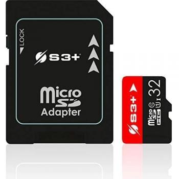 S3+ Mem.Micro SDHC UHS-I 32GB CL.10 C/ADATT.SD (S3SDC10U132GB)