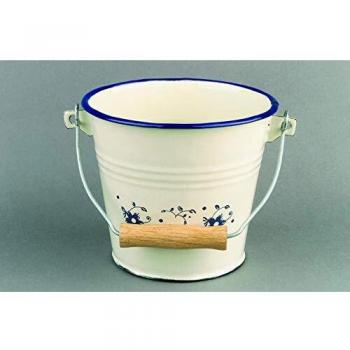 Caja de 6 uds de Cubo Acero Esmaltado Sena 14 Cms