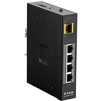 D-LINK SWITCH INDUSTRIALE 5 PORTE UNMANAGED 4XGIGABIT POE+, 1XSFP