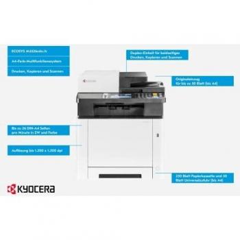 Kyocera ECOSYS M5526cdn – stampante multifunzione laser a colori per A4, 1200 × 1200 dpi, 26 ppm