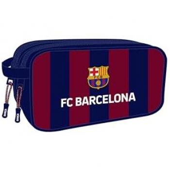 Neceser 2 Cremalleras Adapt.Carro F.C.Barcelona 26x12,5x15cm