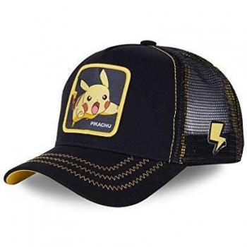 Gorra Capslab Freegun Pikachu Negra