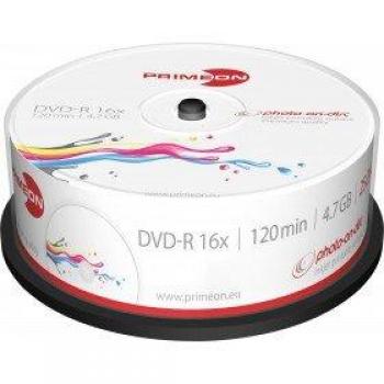 Primeon DVD-R vergine 4.7 GB 25 pz. Torre stampabile