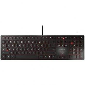 Cherry KC 6000 tastiera slim wired usb layout inglese uk nera