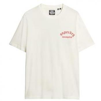 Camiseta Relaxed de Rayas Marinas Superdry