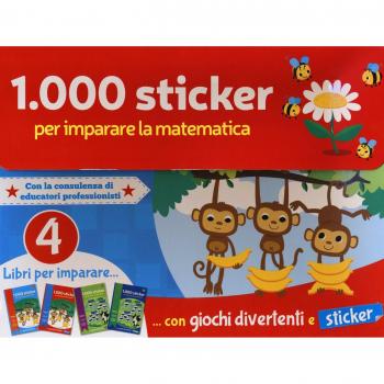 1.000 sticker per imparare la matematica. Ediz. a colori. Con Adesivi