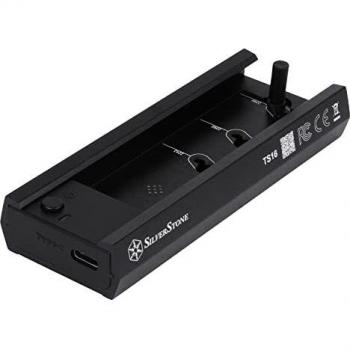 SilverStone TS16 10Gbps SuperSpeed USB-C 3.2 Gen2 External NVMe/SATA M.2 SSD Enclosure