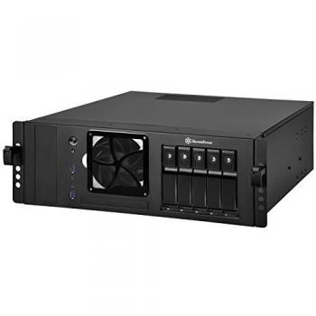 Custodia Rigida SilverStone SST‑CS350B ATX con supporti 5x 3.5 HDD hot‑swap