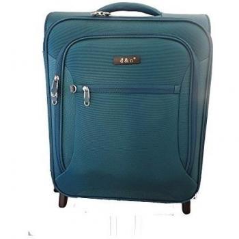 D&N Travel Line 6404 Carry-On Luggage, 49 cm, 32 Liters, Petrol Turquoise