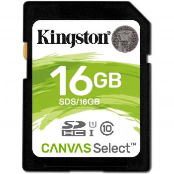Nome del prodotto: Scheda di Memoria SDHC Kingston Canvas Select UHS-I SDS/16GB