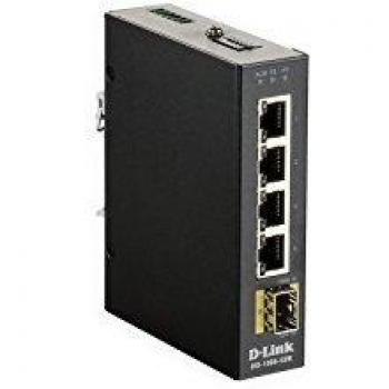 D-Link 5 Port Unmanaged Switch with 4 Gbit + 1