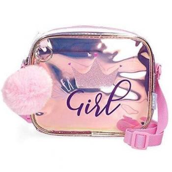 Enso Super girl Bandolera Rosa 18x15x5 cms TPU y PVC