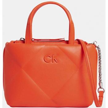 Tote Mini Acolchado Naranja CK