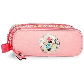 Disney Florals, Neceser de Viaje para Niñas, Rosa