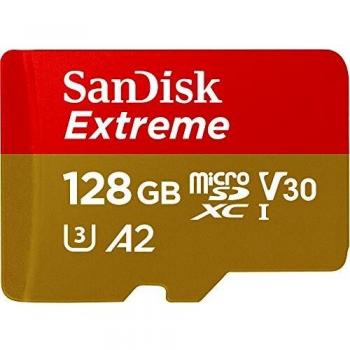 Sandisk Extreme 128 GB MicroSDXC UHS-I Classe 10 SDSQXAA-128G-GN6MA