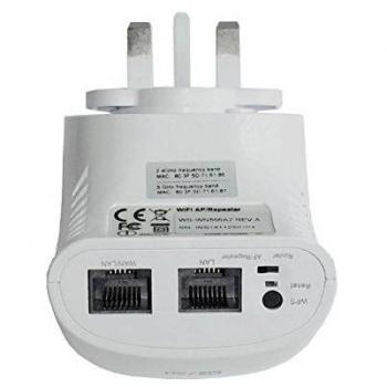 Techly Mini Router Wireless Extender 750Mbps Doppio Banda Ripetitore5 con Presa UK (I-WL-REPEATER5/UK)